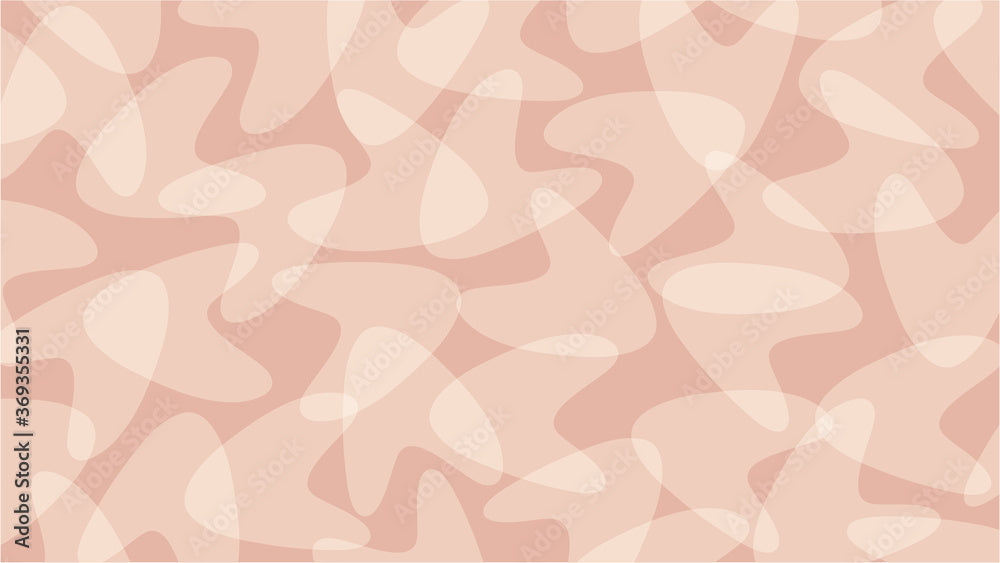 Mid-Century Boomerang Wall Mural