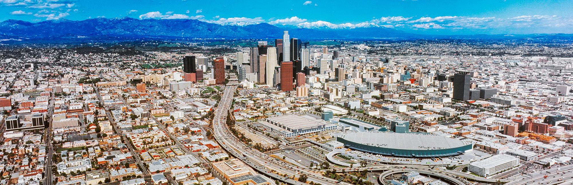 USA, California, Los Angeles, Aerial Wall Mural