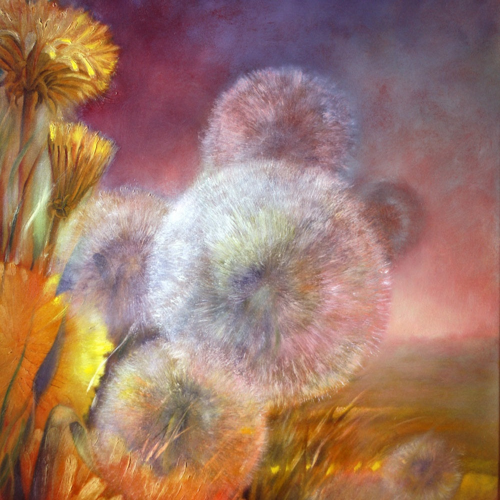 The Meadow Dandelions Wall Mural