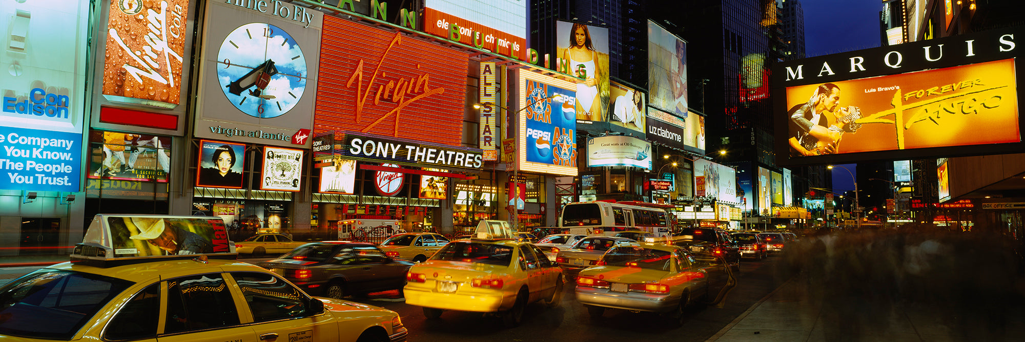 Times Square, Manhattan, NYC, New York City, New York State, USA Wall Mural