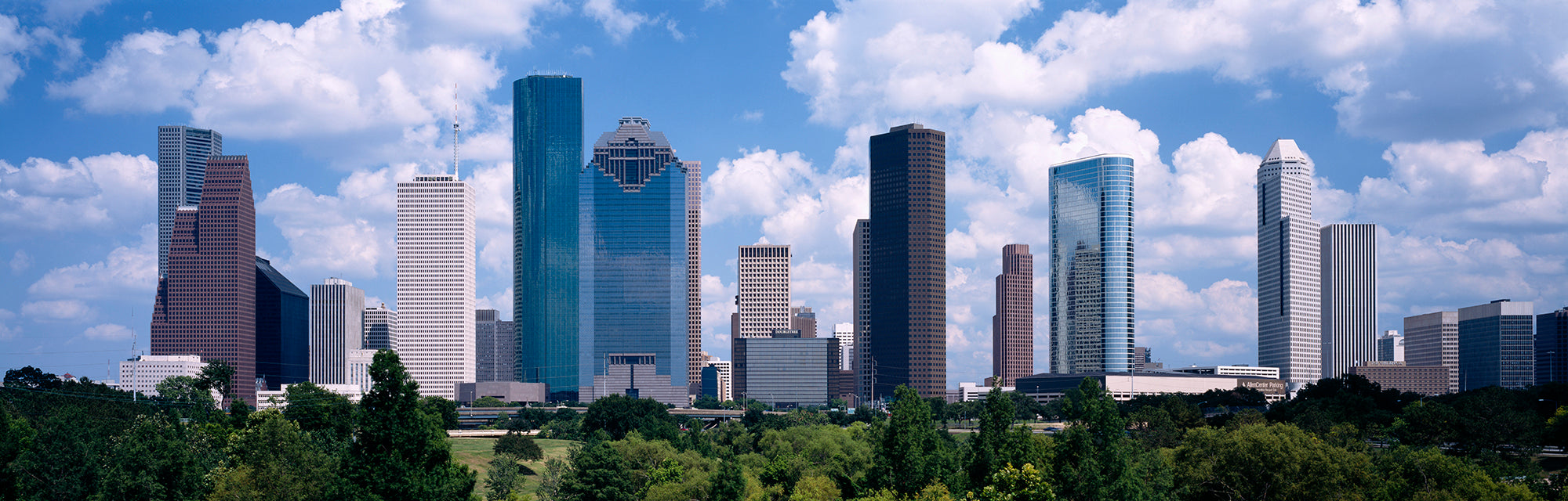 Skyscrapers In A City, Houston, Texas, USA Wall Mural
