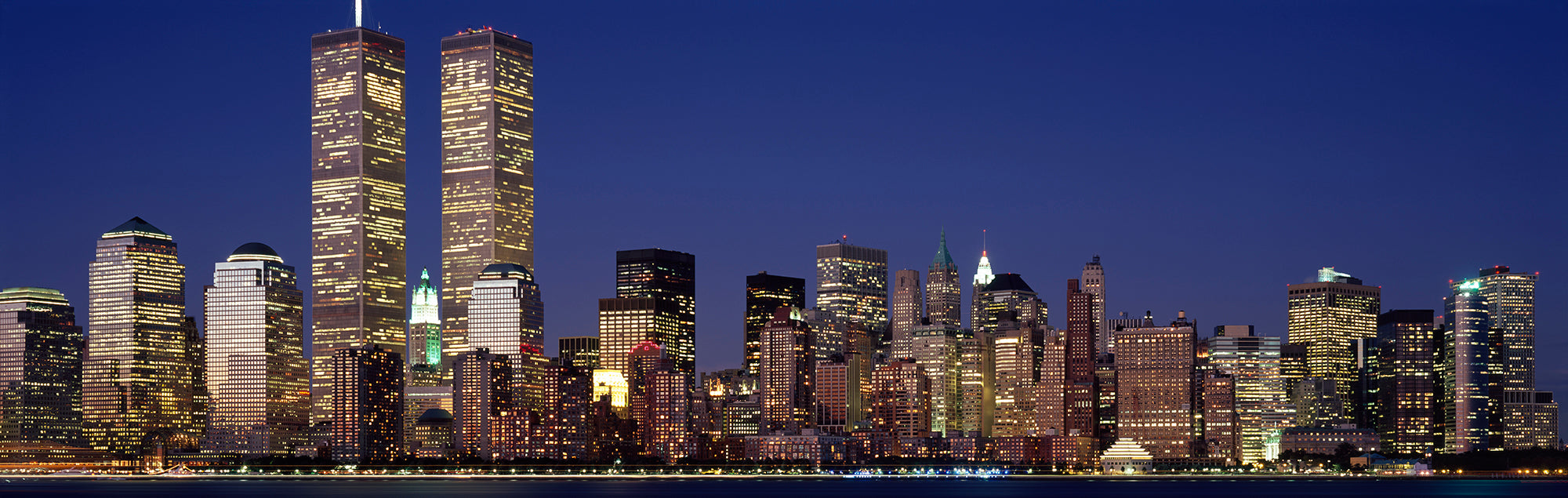 Skyscrapers In A City, World Trade Center, Manhattan, New York City, New York State, USA Wall Mural