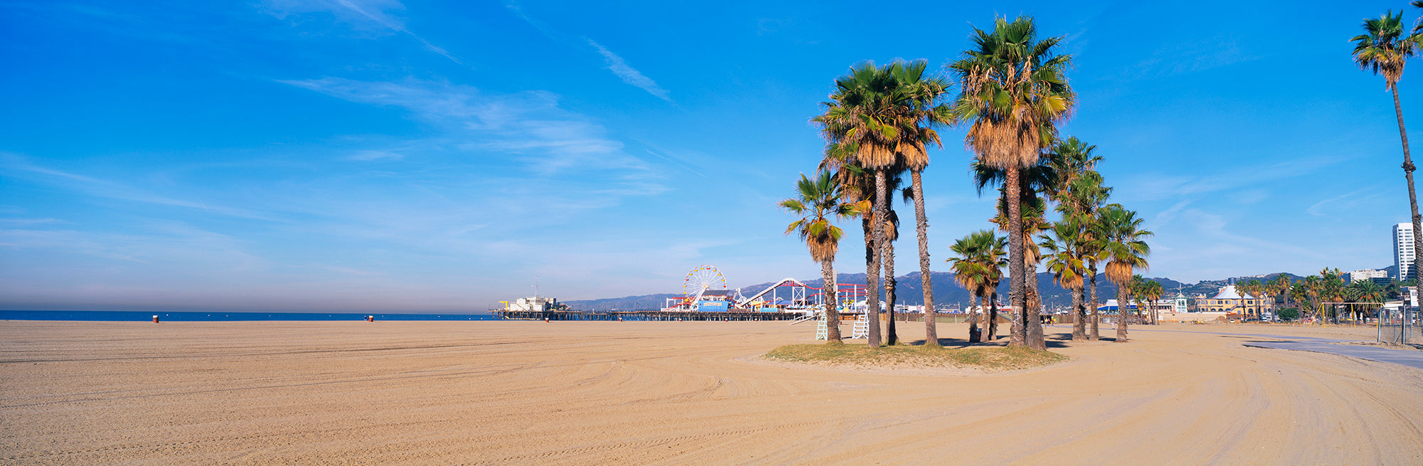 Santa Monica Beach CA Wall Mural