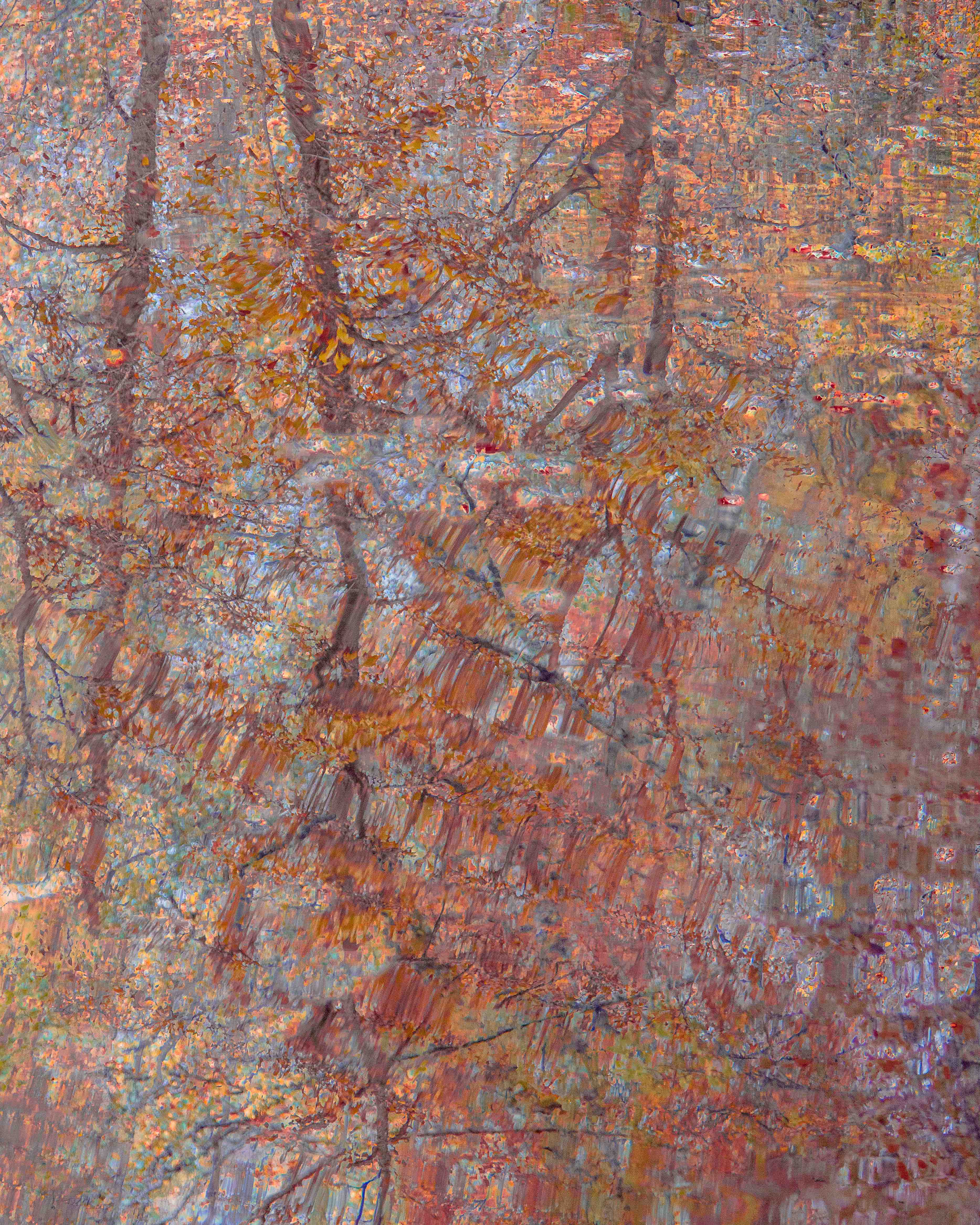 Russet Reflection Wall Mural