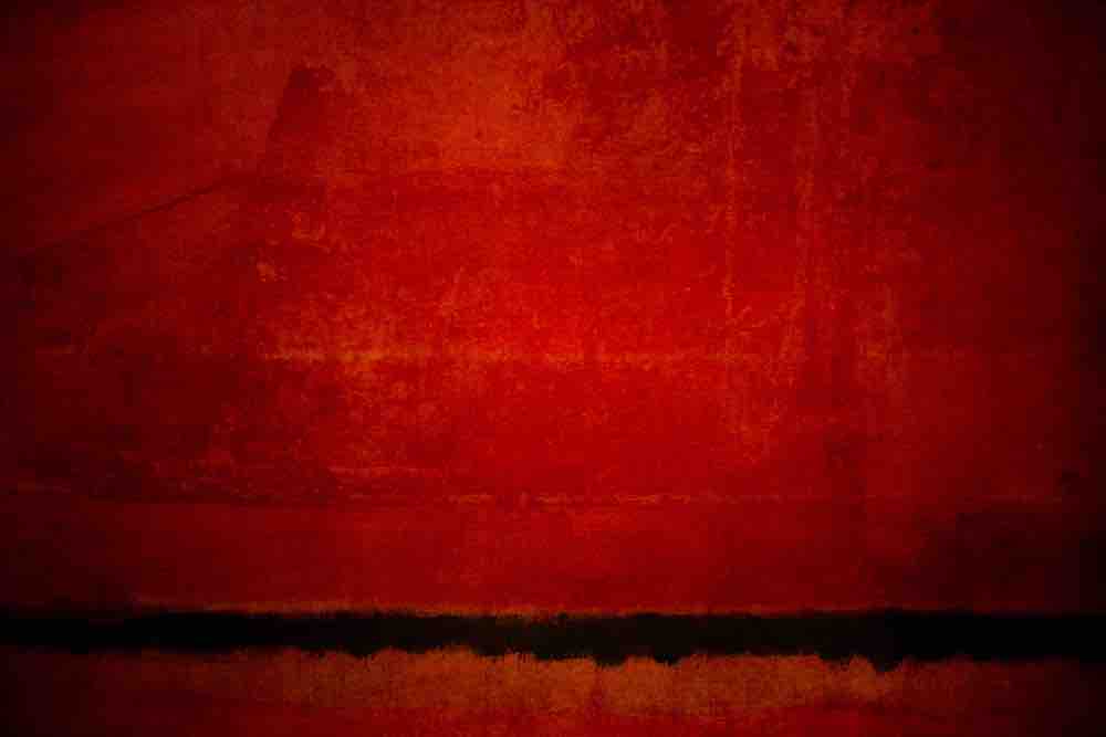 Lost Beyond a Scarlet Horizon Wall Mural