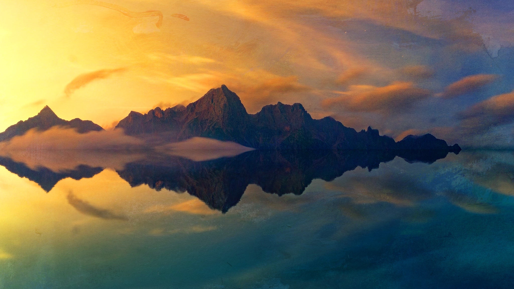 Golden Hour Wall Mural