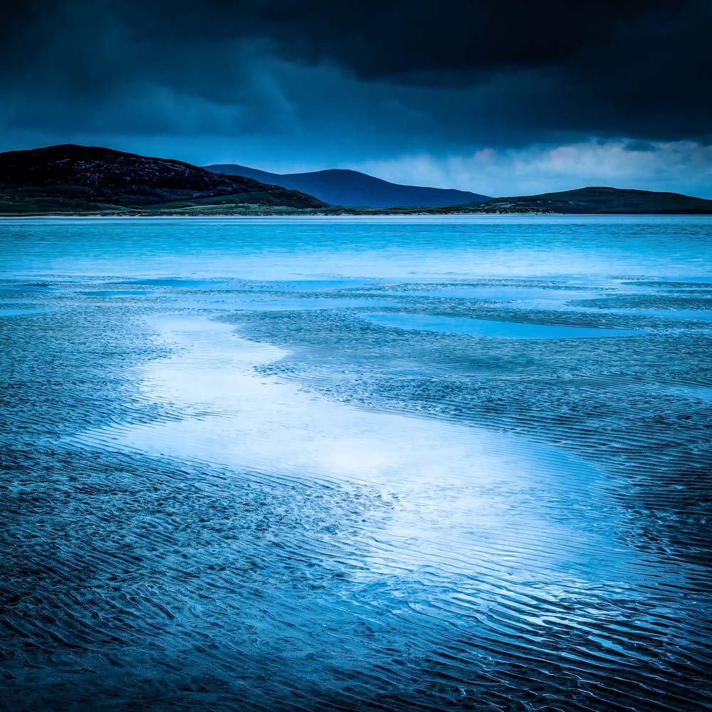Midnight on Luskentyre Beach Wall Mural