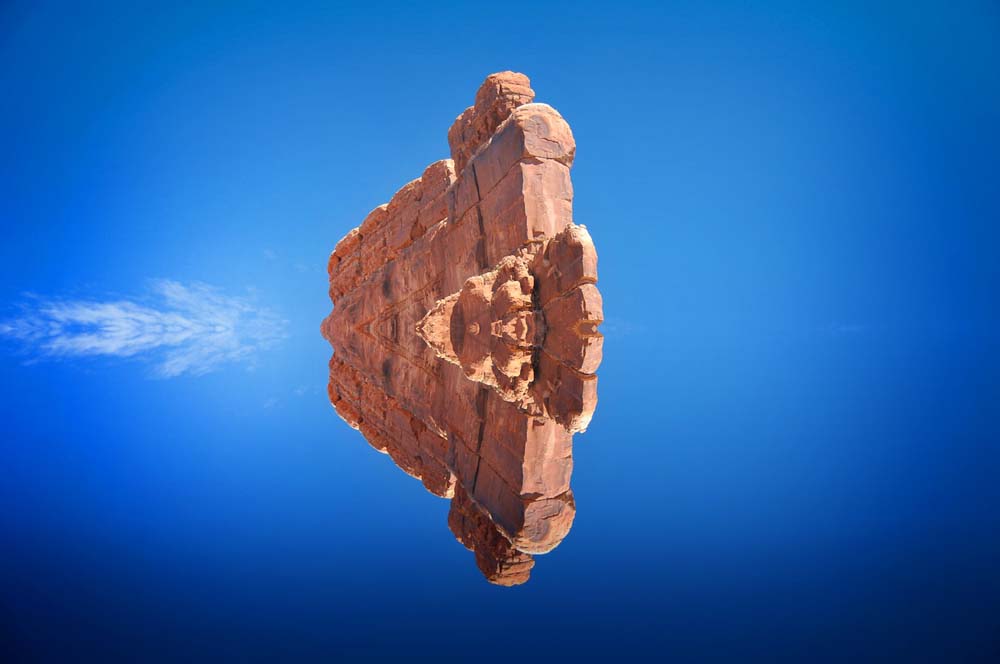 Man of Stone Wall Mural