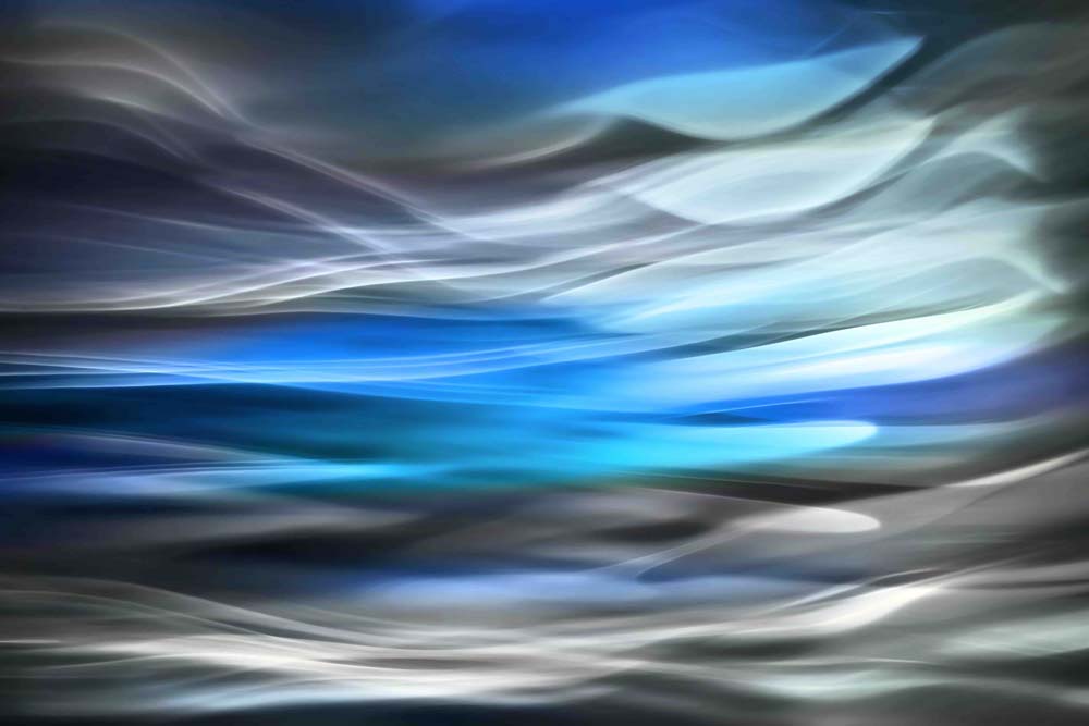 Wild Blue Wall Mural