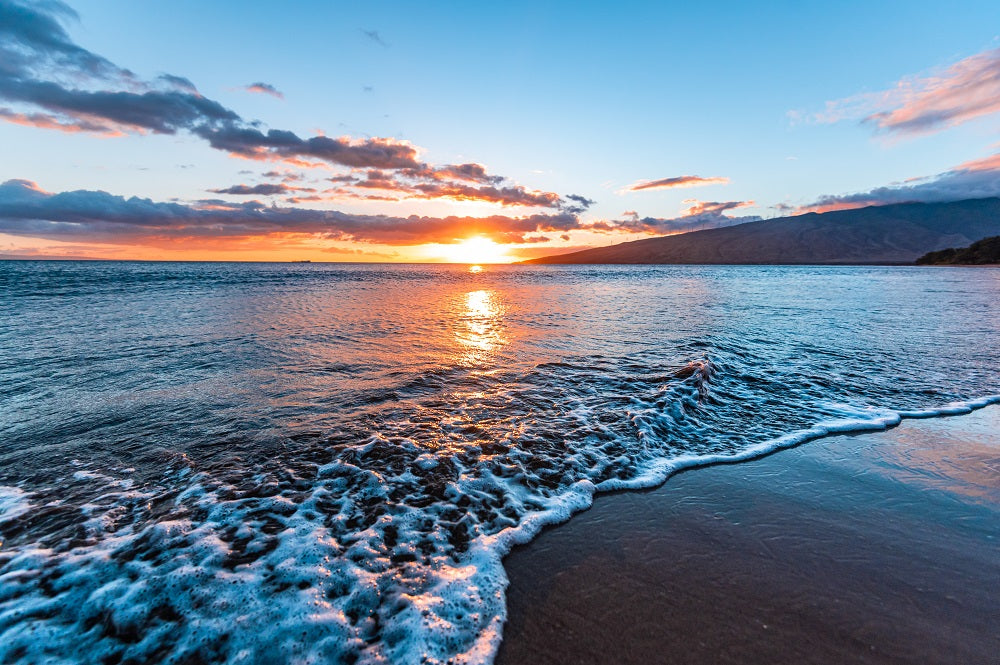 Maui Beach Sunset Wall Mural