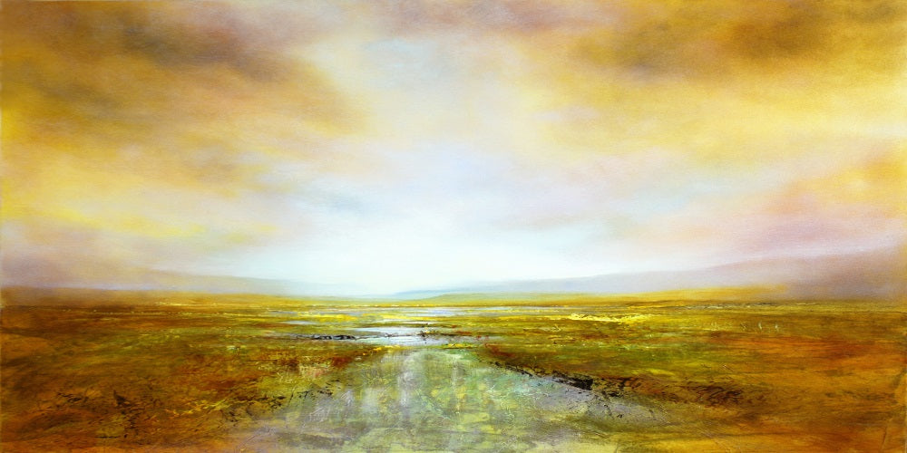 Broadland Gold Clouds Wall Mural
