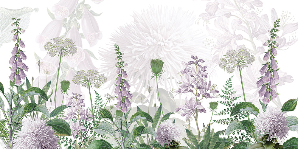 Foxglove Flowers Wall Mural
