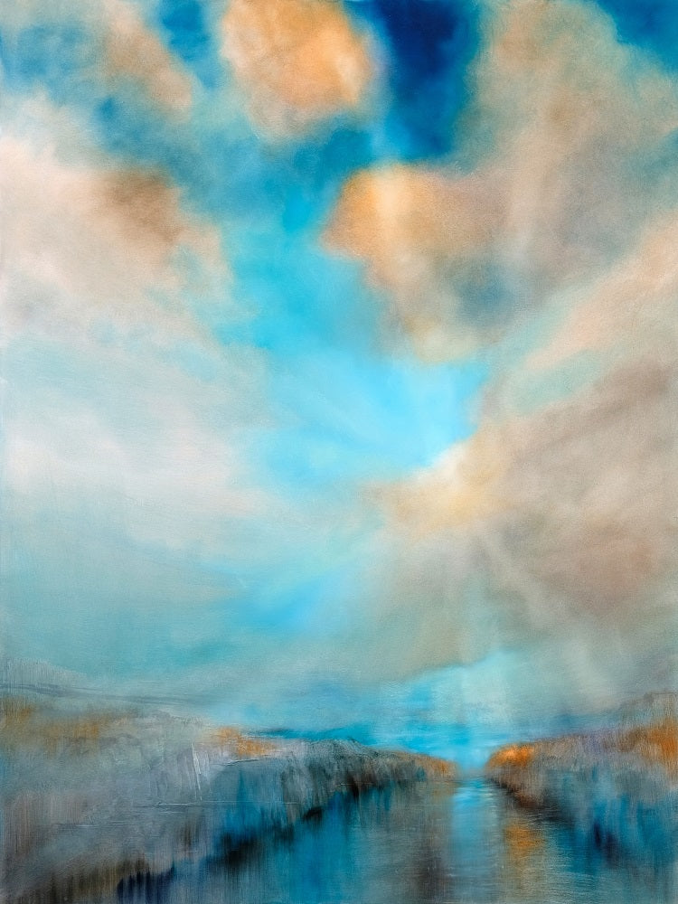 Into The Wide - The Sun and the Clouds Wall Mural