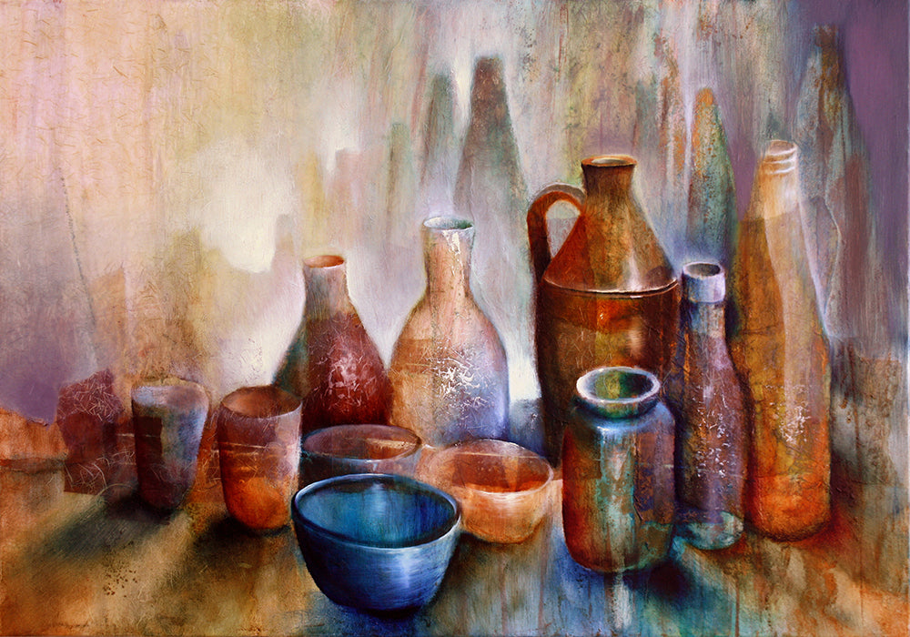 Still Life With a Blue Bowl Wall Mural