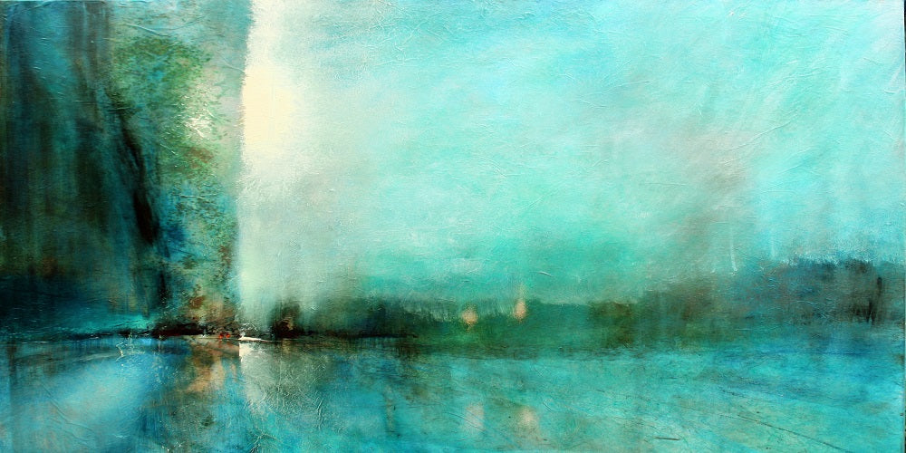 Look To The West Green Horizon Wall Mural