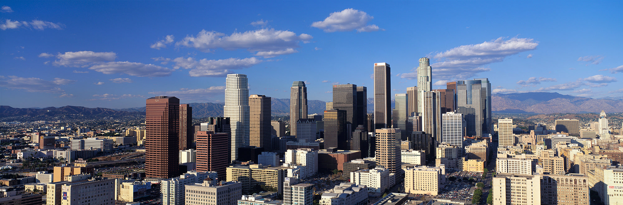 Daylight Skyline, Los Angeles, California, USA Wall Mural