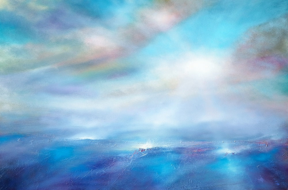 Heavenly Blue Wall Mural
