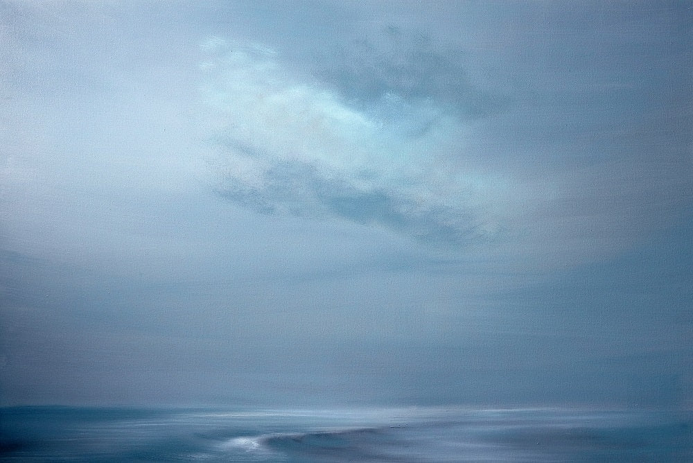 Silent Day Grey Blue Wall Mural