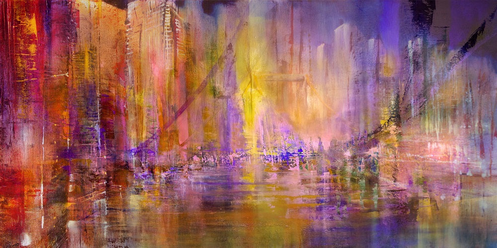 Pulsierendes Leben am Fluss III Wall Mural