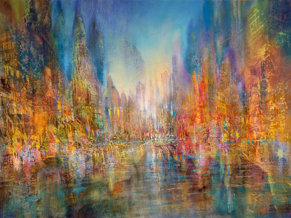 Die Stadt Am Fluss III Wall Mural