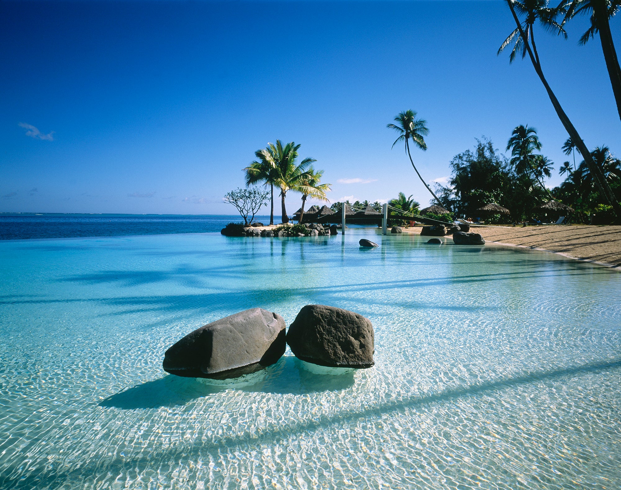 Resort Tahiti French Polynesia Wall Mural