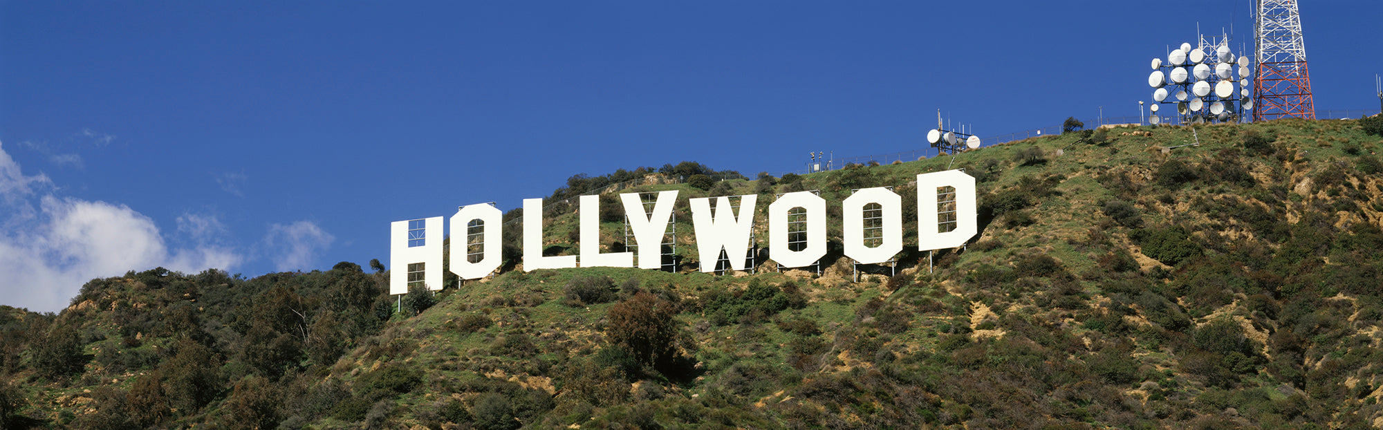 Hollywood Sign At Hollywood Hills, Los Angeles, California, USA Wall Mural
