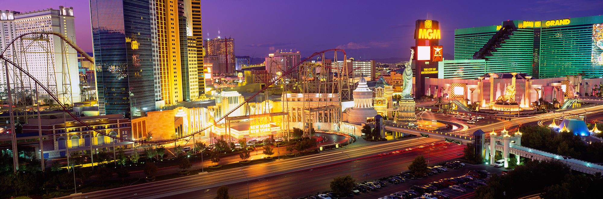 High Angle View Of A City, Las Vegas, Nevada, USA Wall Mural