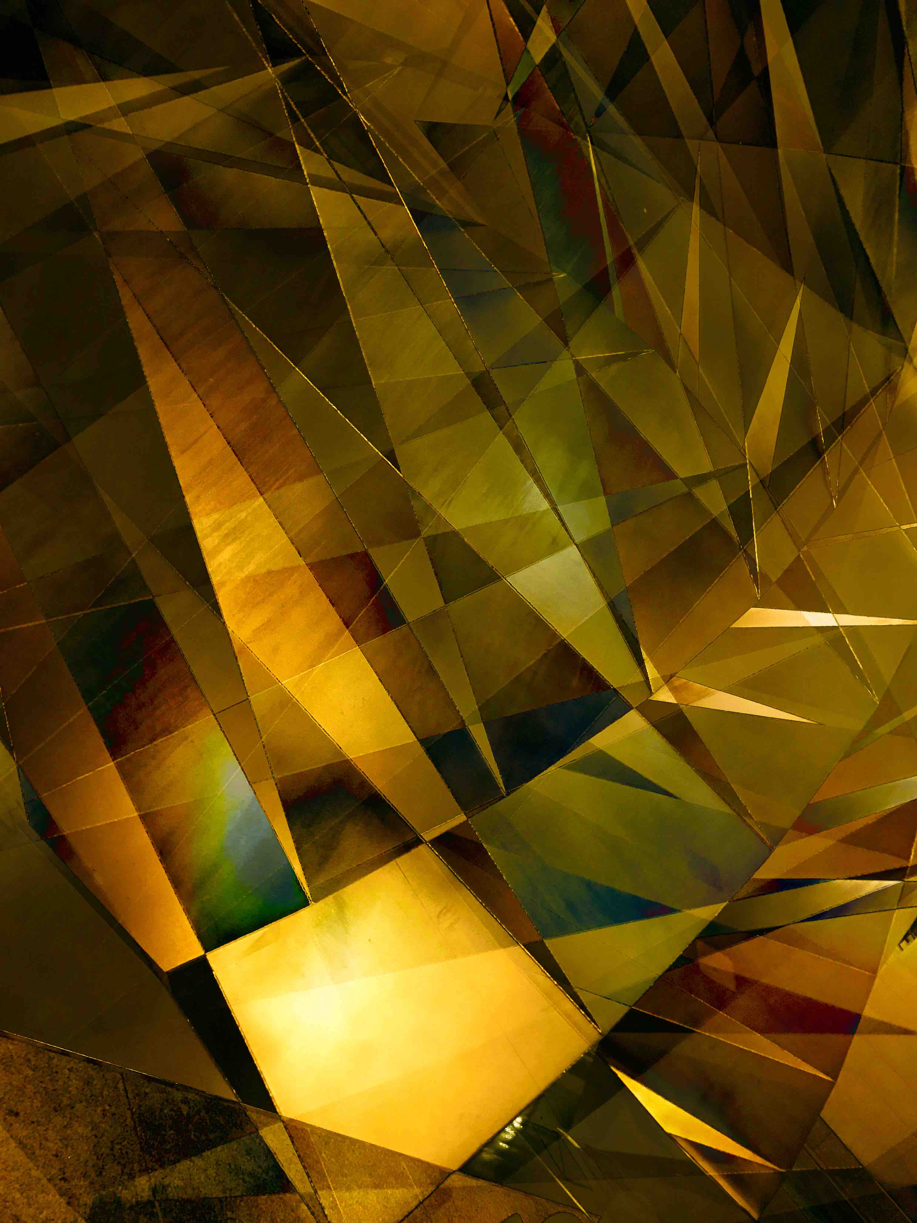 Amber Fire Wall Mural