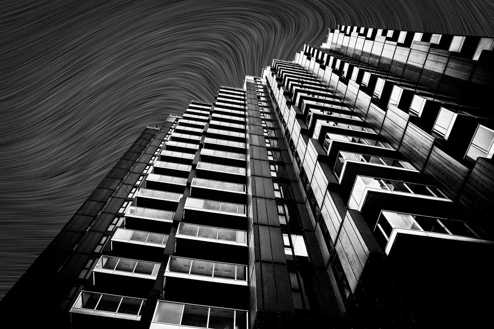 Veiled Cityscapes 2 Wall Mural