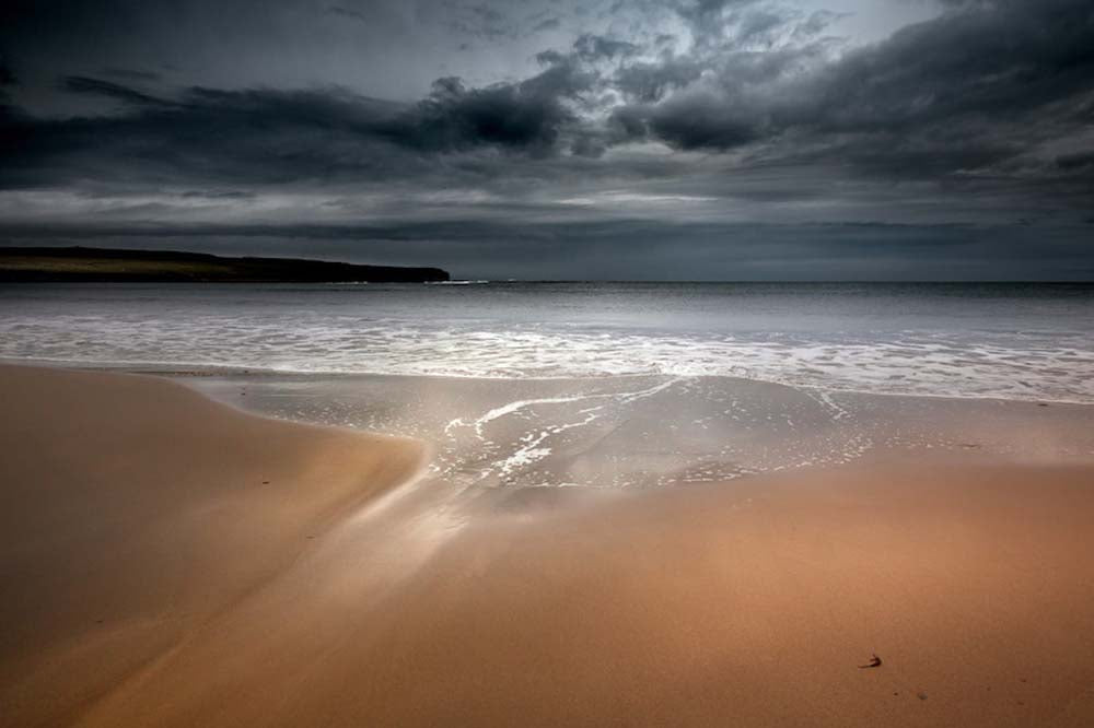 Storm's Approach at Skaill Bay Wall Mural