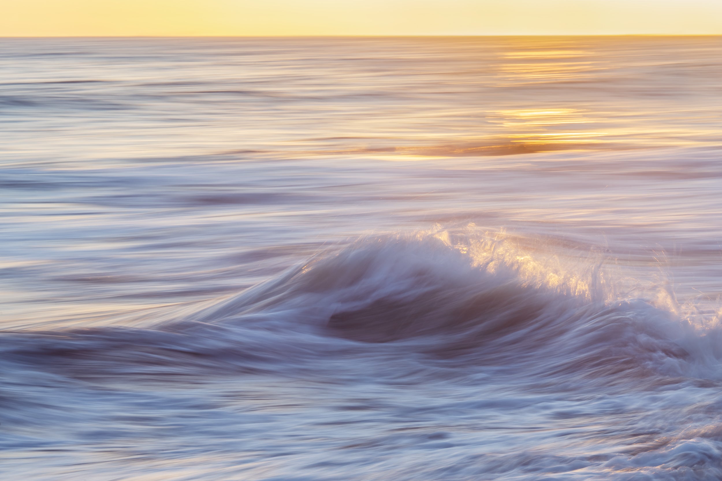 Hazy Waves Wall Mural