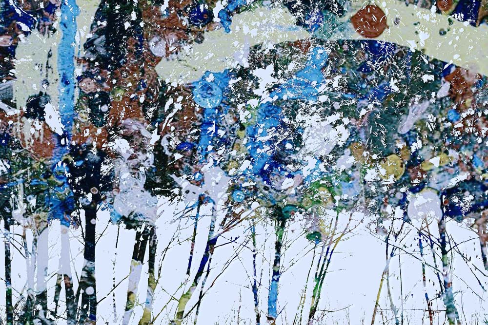 Four Season Winter Wall Mural