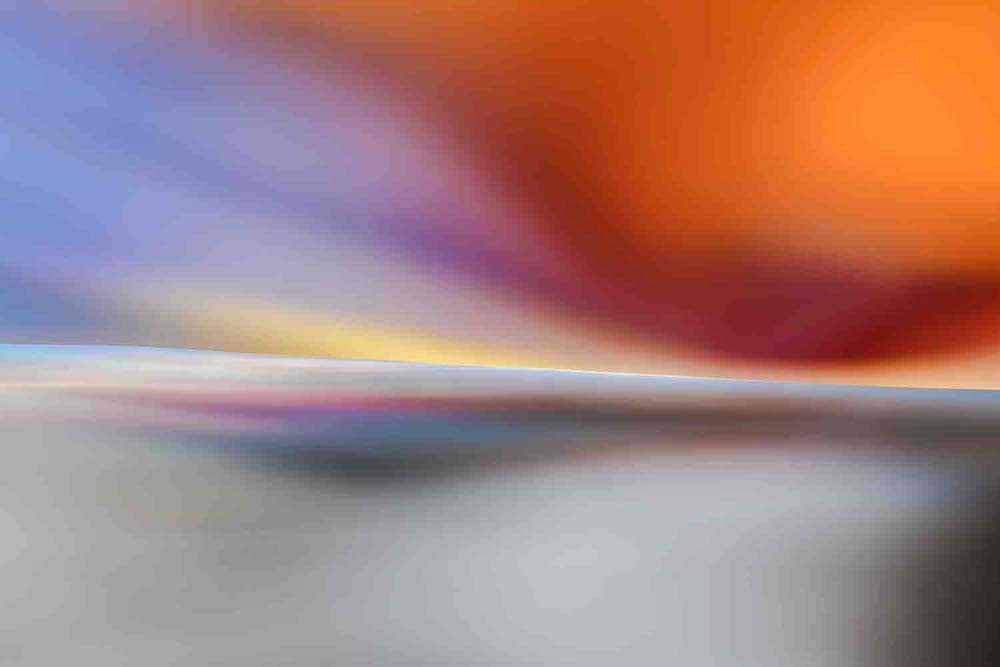 A Simple Sunset Wall Mural