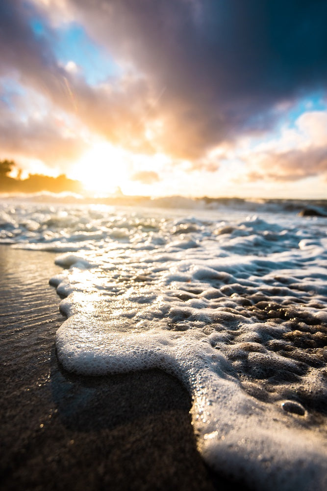 Seafoam Sunrise Wall Mural
